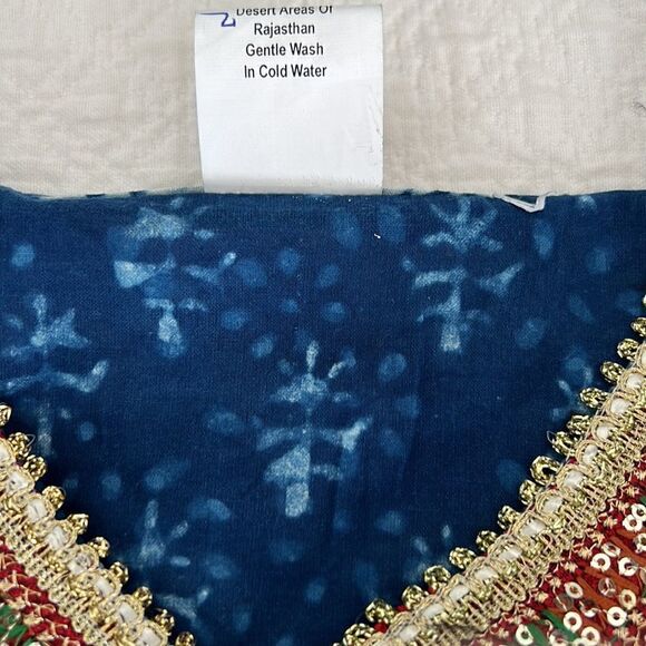 Embellished cotton tunic – size large. NWOT - Picture 7 of 7